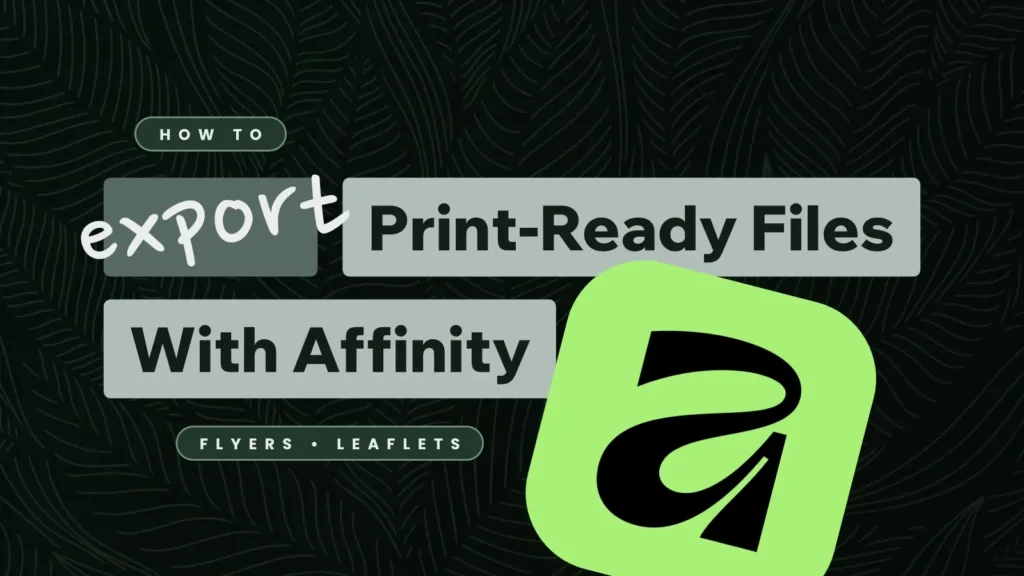 How to Export Print-Ready Files With Affinity