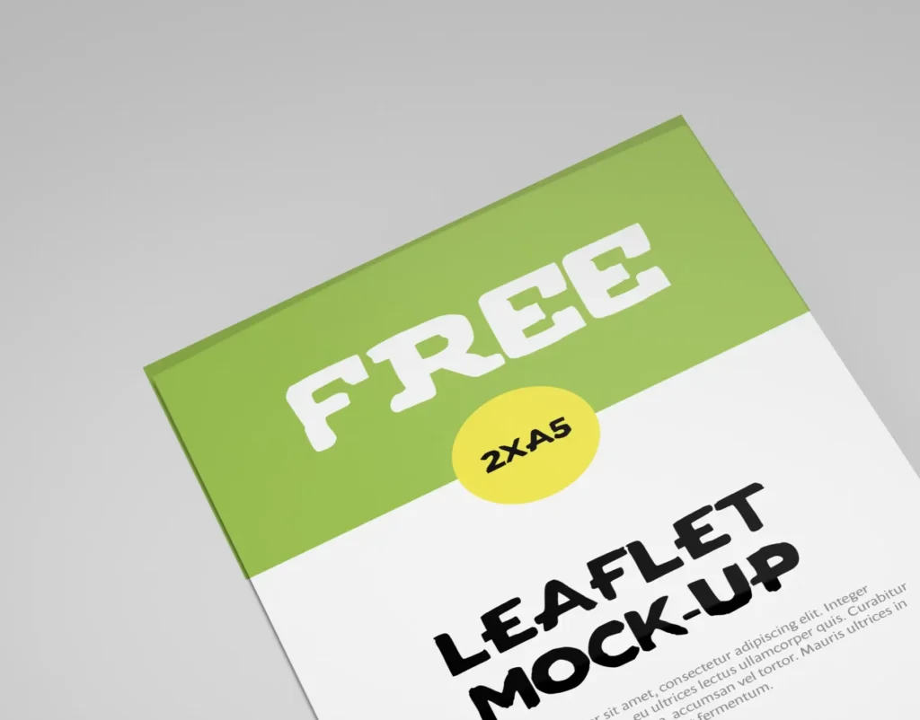 Affinity Review: InDesign Alternative For Print Designers A leaflet mockup showing the artwork not being properly aligned in Affinity.