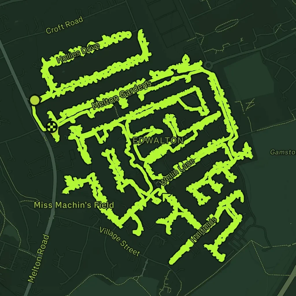leaflet distribution nottingham gps tracking edwalton west bridgford